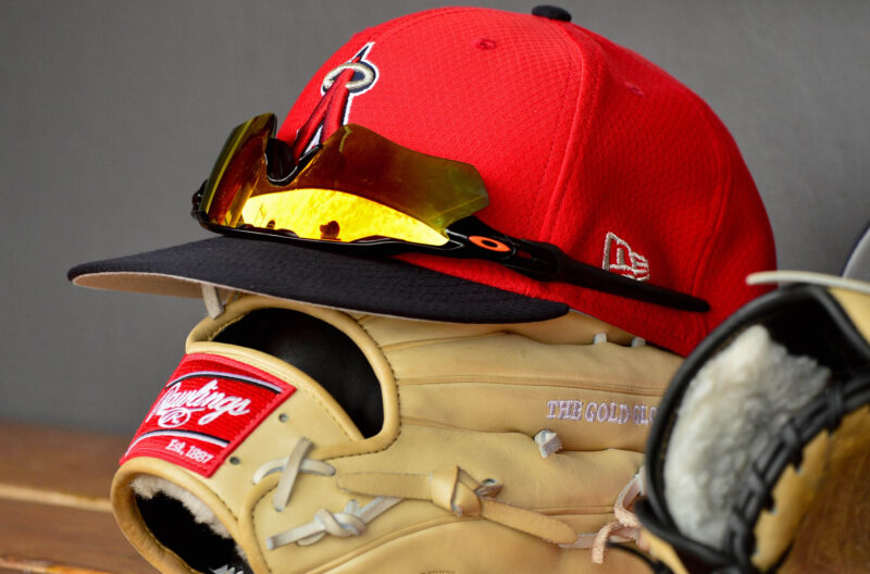 Angels Hat and Glove