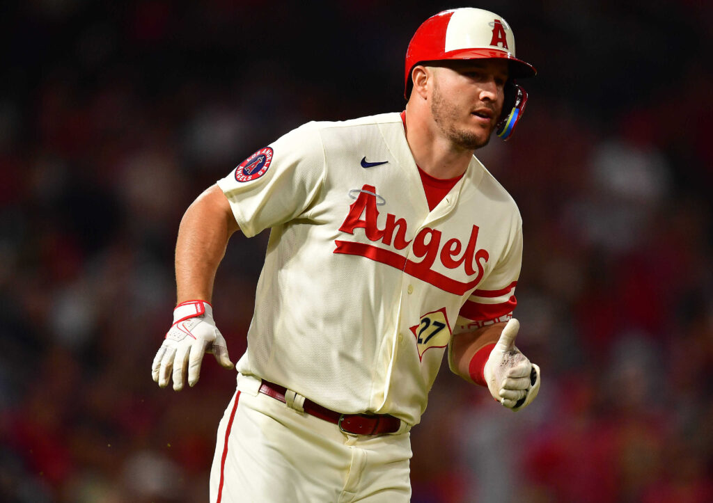 2023 Mike Trout Team Issued Throwback Jersey + Pants