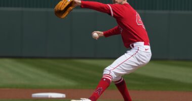 MLB: Spring Training-Cleveland Guardians at Los Angeles Angels