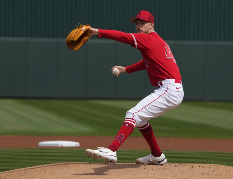 MLB: Spring Training-Cleveland Guardians at Los Angeles Angels