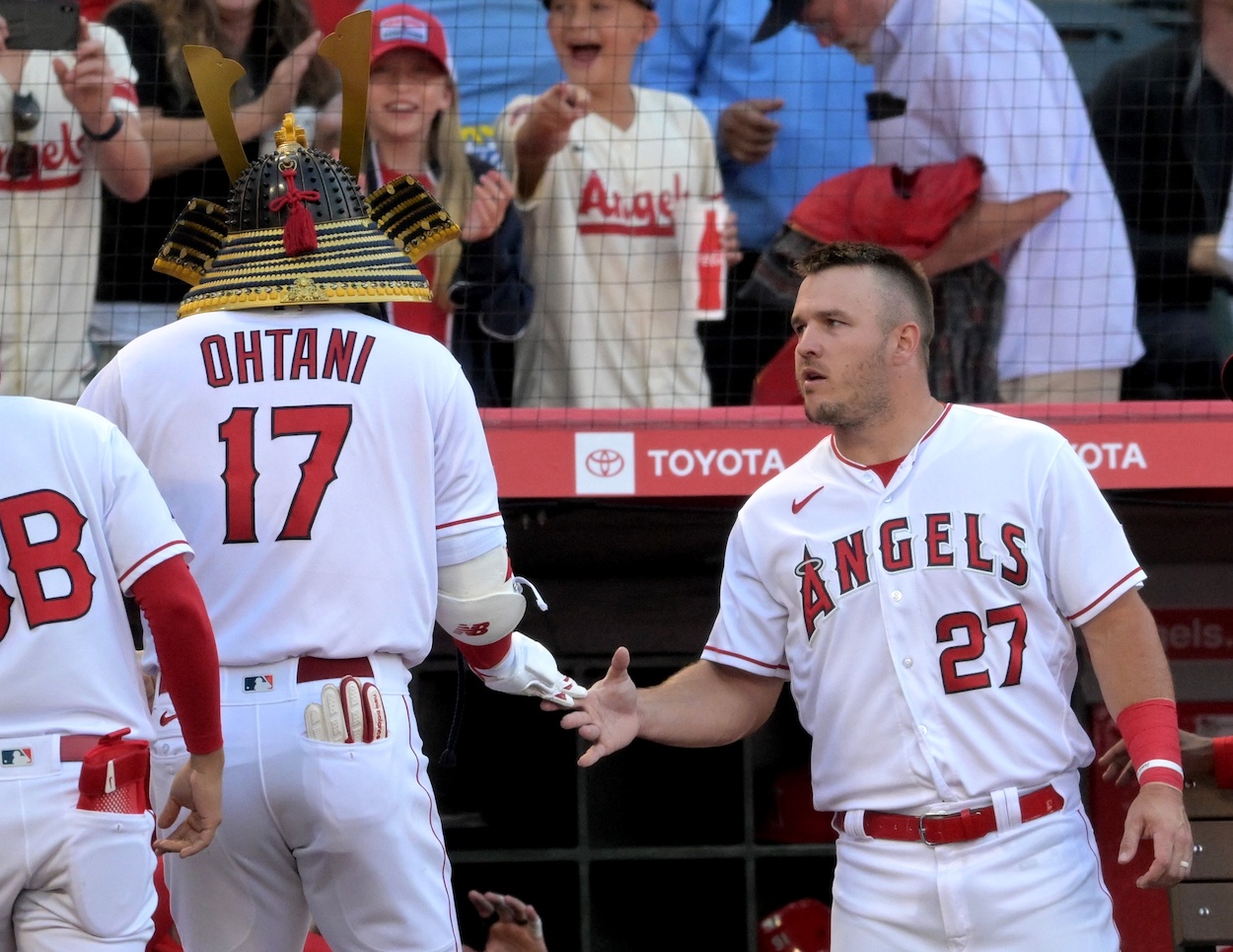 Los Angeles Angels Of Anaheim Mike Trout And Shohei Ohtani Sports