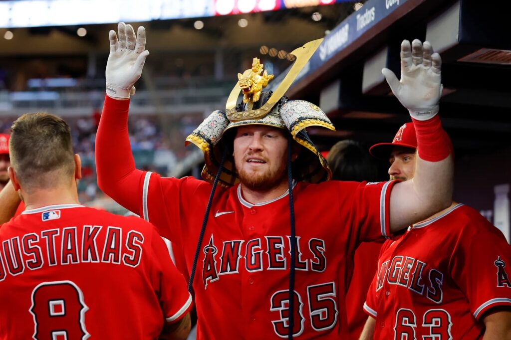 Randal Grichuk helps power Angels to victory over Atlanta Braves